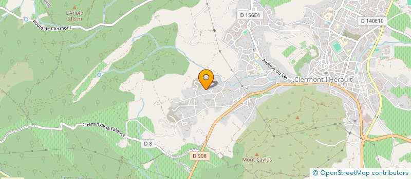 localisation de l'entreprise MONSIEUR OLIVIER GORRET  CLERMONT-L'HERAULT