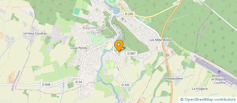 localisation de l'entreprise MONSIEUR OLIVIER GOSSIN à BAGNOLES DE L'ORNE NORMANDIE
