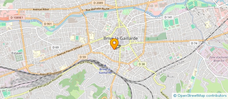 localisation de l'entreprise MONSIEUR OLIVIER GOUERY à BRIVE-LA-GAILLARDE