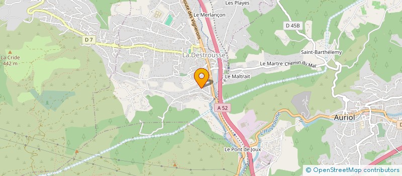 localisation de l'entreprise MONSIEUR OLIVIER GOUIRAN  AUBAGNE