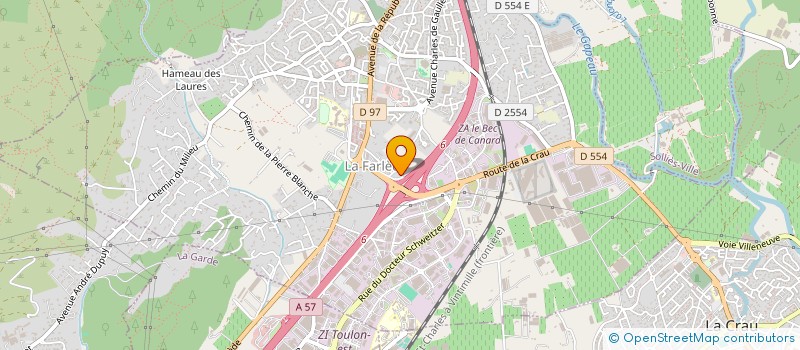 localisation de l'entreprise MONSIEUR OLIVIER GOULAS  LA FARLEDE