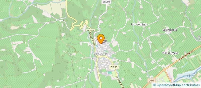 localisation de l'entreprise MONSIEUR OLIVIER GOUR  VINSOBRES