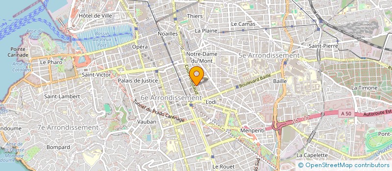 localisation de l'entreprise MONSIEUR OLIVIER GOURDOU  MARSEILLE