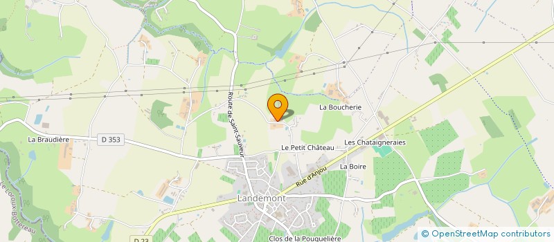 localisation de l'entreprise MONSIEUR OLIVIER GOURRAUD à OREE-D'ANJOU