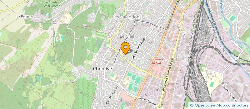 localisation de l'entreprise MONSIEUR OLIVIER GOUX  CHENOVE