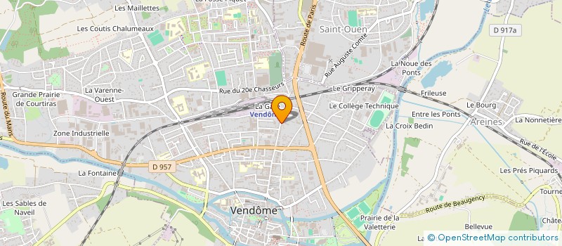 localisation de l'entreprise MONSIEUR OLIVIER GOUZIEN  VENDOME