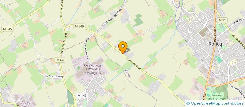 localisation de l'entreprise MONSIEUR OLIVIER GOVART à RONCQ