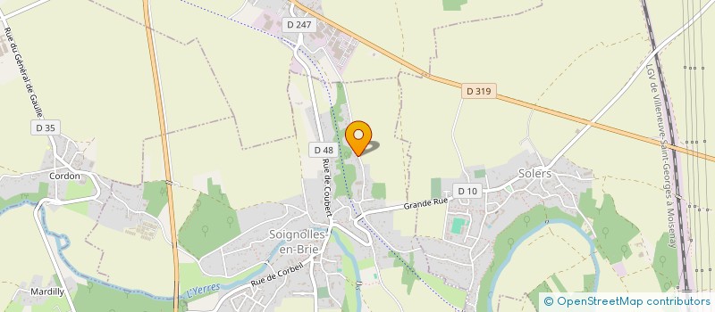 localisation de l'entreprise MONSIEUR OLIVIER GOYER  SOIGNOLLES-EN-BRIE