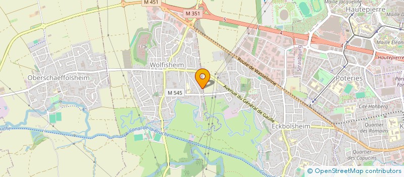 localisation de l'entreprise MONSIEUR OLIVIER GRADT  WOLFISHEIM