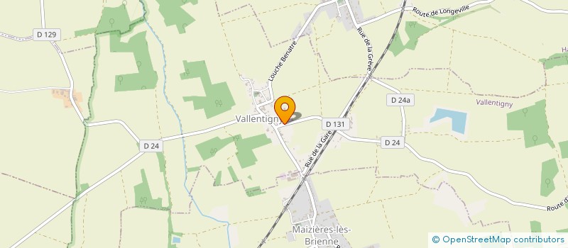 localisation de l'entreprise MONSIEUR OLIVIER GRAMMAIRE  VALLENTIGNY