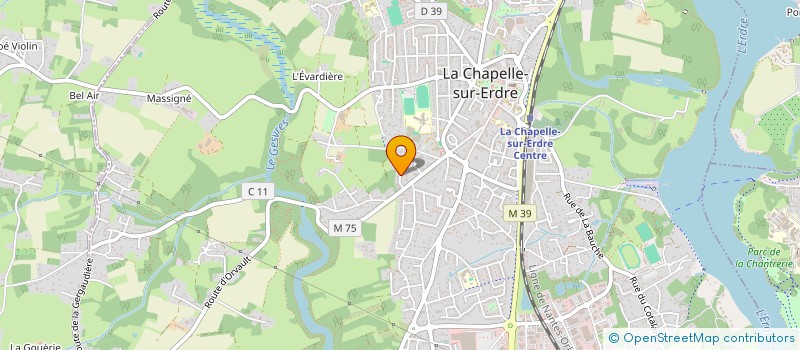 localisation de l'entreprise MONSIEUR OLIVIER GRANDJEAN à LA CHAPELLE-SUR-ERDRE