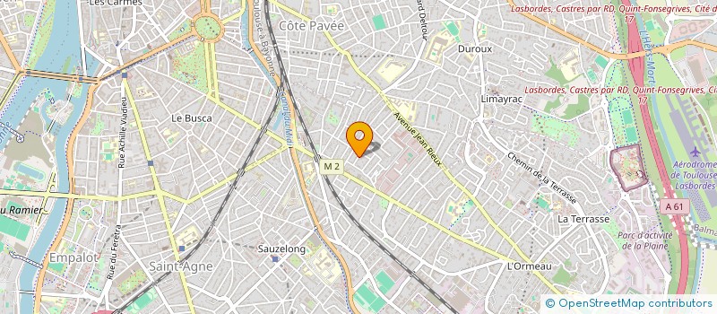localisation de l'entreprise MONSIEUR OLIVIER GRANGE à TOULOUSE
