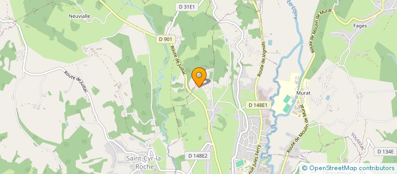 localisation de l'entreprise MONSIEUR OLIVIER GRAS  OBJAT