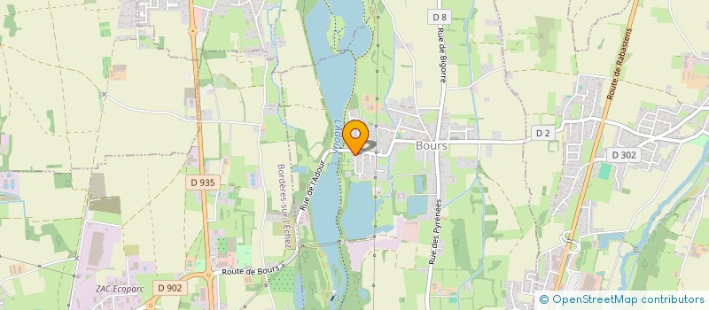 localisation de l'entreprise MONSIEUR OLIVIER GRASPAIL  BOURS