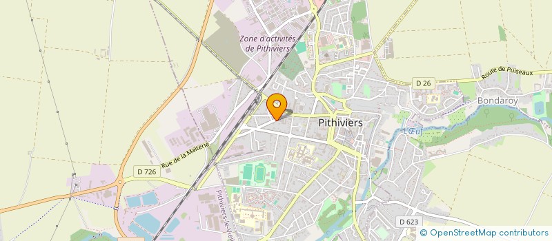 localisation de l'entreprise MONSIEUR OLIVIER GRATREAUX à PITHIVIERS