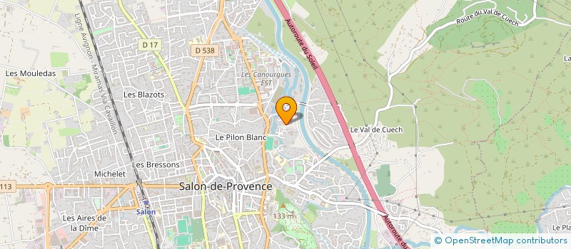 localisation de l'entreprise MONSIEUR OLIVIER GRAZIANI  SALON-DE-PROVENCE