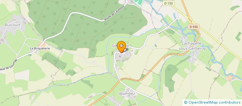 localisation de l'entreprise MONSIEUR OLIVIER GREBOVAL  GERBEROY