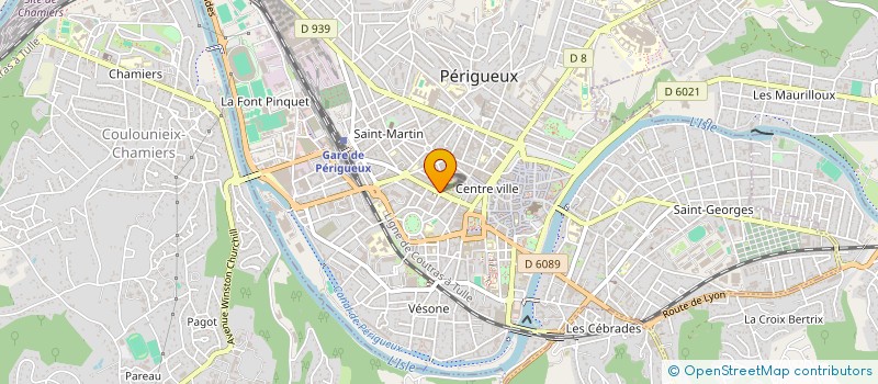localisation de l'entreprise MONSIEUR OLIVIER GREGORI à PERIGUEUX