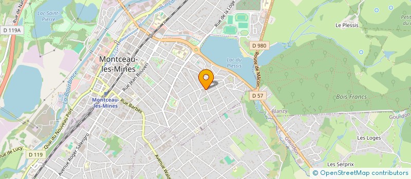 localisation de l'entreprise MONSIEUR OLIVIER GREMY  MONTCEAU-LES-MINES