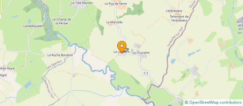 localisation de l'entreprise MONSIEUR OLIVIER GRENEE  TREIZE-VENTS