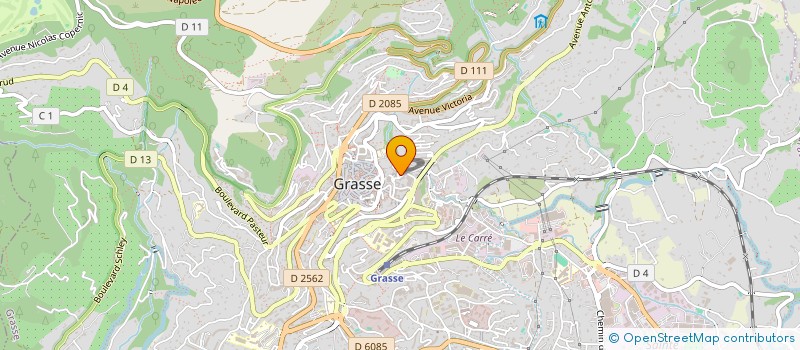 localisation de l'entreprise MONSIEUR OLIVIER GRENIER à GRASSE