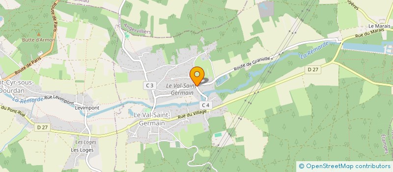 localisation de l'entreprise MONSIEUR OLIVIER GRENUT à LE VAL-SAINT-GERMAIN