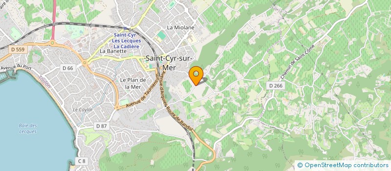 localisation de l'entreprise MONSIEUR OLIVIER GRESLE à SAINT-CYR-SUR-MER
