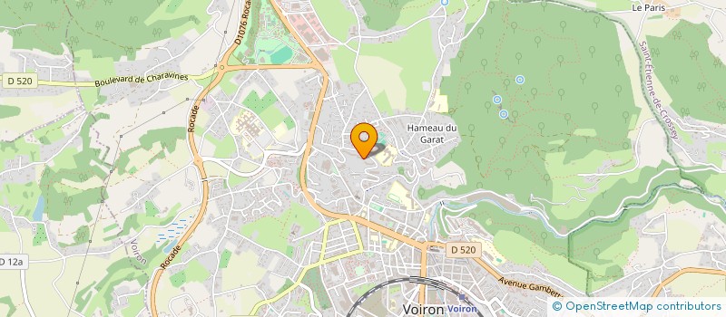 localisation de l'entreprise MONSIEUR OLIVIER GRESSEL à VOIRON