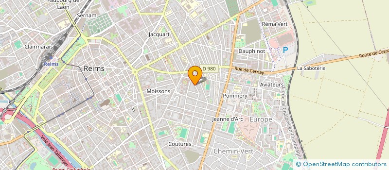 localisation de l'entreprise MONSIEUR OLIVIER GRETHEN  REIMS