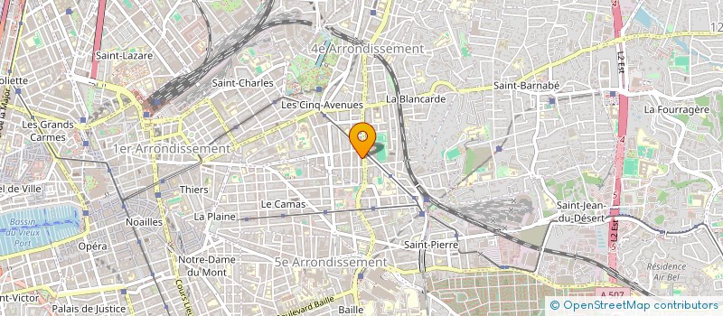 localisation de l'entreprise MONSIEUR OLIVIER GRIMA à MARSEILLE
