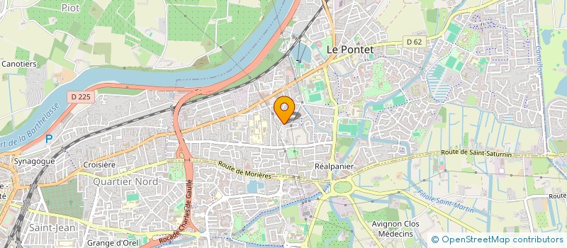 localisation de l'entreprise MONSIEUR OLIVIER GRIMAL  LE PONTET