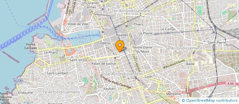 localisation de l'entreprise MONSIEUR OLIVIER GRIMALDI  MARSEILLE