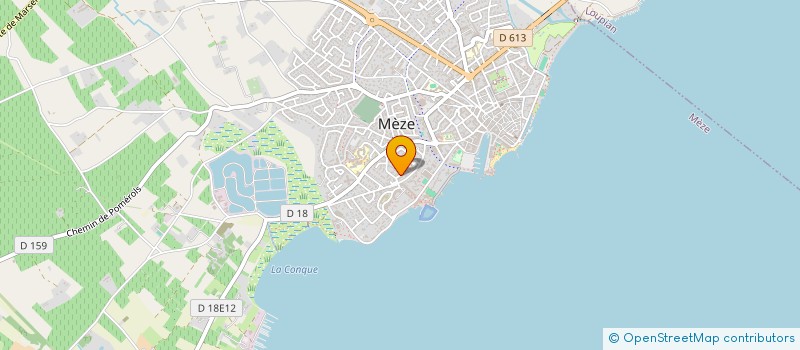 localisation de l'entreprise MONSIEUR OLIVIER GRIMAUD à MEZE