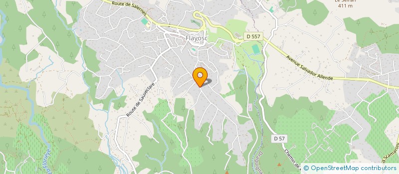 localisation de l'entreprise MONSIEUR OLIVIER GRIMONPREZ  FLAYOSC