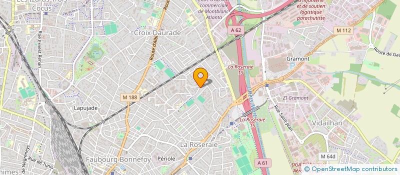localisation de l'entreprise MONSIEUR OLIVIER GROS à TOULOUSE