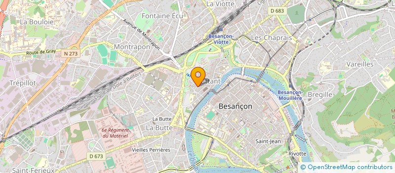 localisation de l'entreprise MONSIEUR OLIVIER GROSDEMOUGE à BESANCON