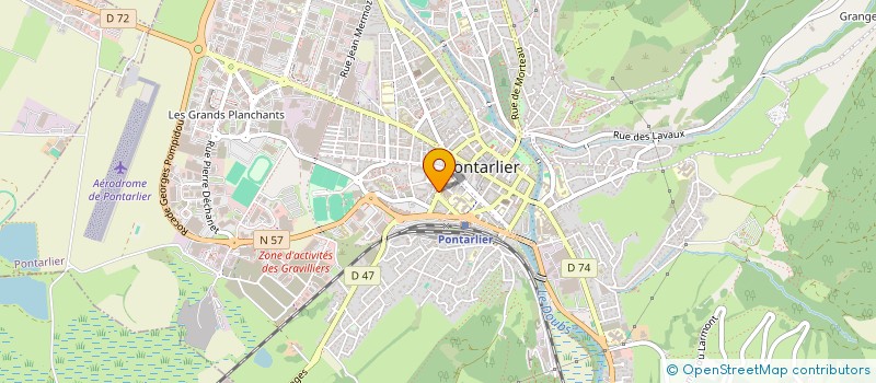 localisation de l'entreprise MONSIEUR OLIVIER GROSJEAN à PONTARLIER