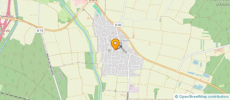 localisation de l'entreprise MONSIEUR OLIVIER GROSJEAN  ANDOLSHEIM
