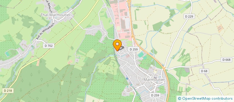 localisation de l'entreprise MONSIEUR OLIVIER GROSSE  MARMOUTIER