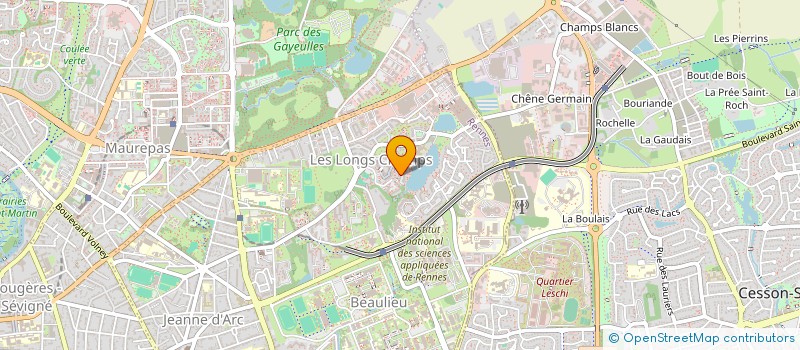 localisation de l'entreprise MONSIEUR OLIVIER GROSSELIN  RENNES