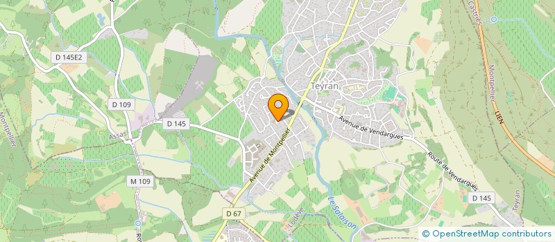 localisation de l'entreprise MONSIEUR OLIVIER GROUSSET  TEYRAN