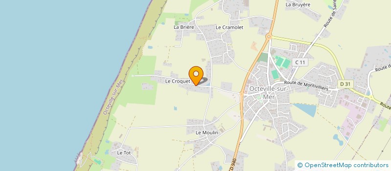localisation de l'entreprise MONSIEUR OLIVIER GROUT à OCTEVILLE-SUR-MER