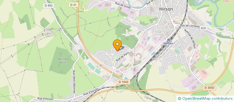 localisation de l'entreprise MONSIEUR OLIVIER GRUMIAUX  BUIRE