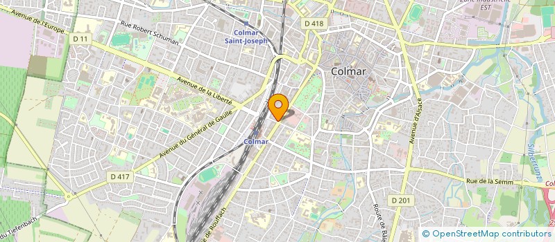 localisation de l'entreprise MONSIEUR OLIVIER GSELL  COLMAR