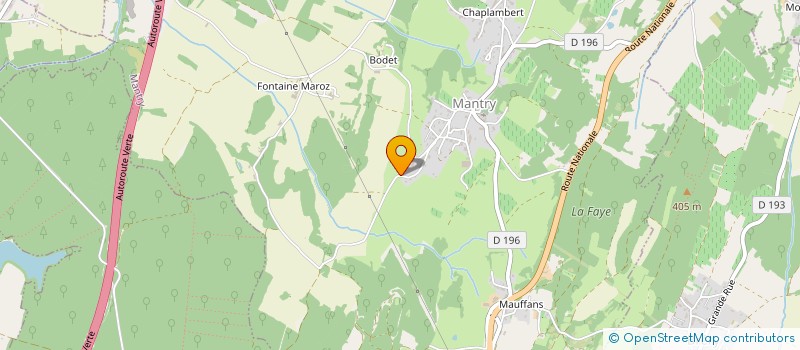 localisation de l'entreprise MONSIEUR OLIVIER GUDELOT  MANTRY