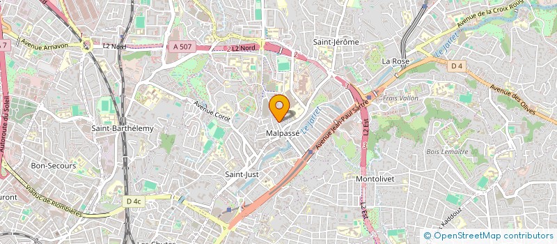 localisation de l'entreprise MONSIEUR OLIVIER GUEDON  MARSEILLE