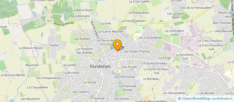 localisation de l'entreprise MONSIEUR OLIVIER GUERET à MONTAIGU-VENDEE
