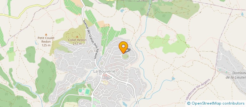 localisation de l'entreprise MONSIEUR OLIVIER GUERIN  ROQUEBRUNE-SUR-ARGENS