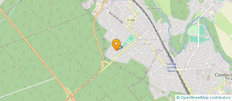 localisation de l'entreprise MONSIEUR OLIVIER GUERIN  QUINCY-SOUS-SENART