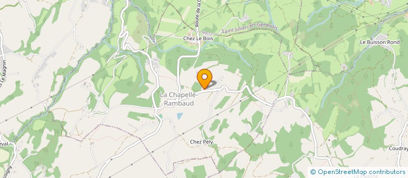 localisation de l'entreprise MONSIEUR OLIVIER GUERINEL  LA CHAPELLE-RAMBAUD